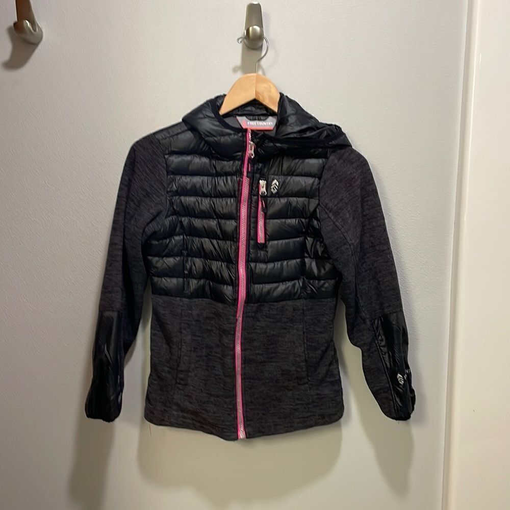 Free Country kids black puffer jacket